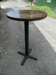 Tables Cocktail Bistro Bar Height 24 Round x 42 tall HW