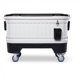 Cooler 125 Qt. Gray w/ Cart