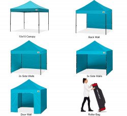 Tent Teal Sidewalls