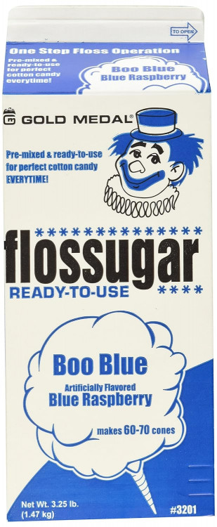 Flossugar Boo Blue Raspberry
