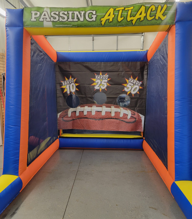 Passing Attack Football Inflatable Game