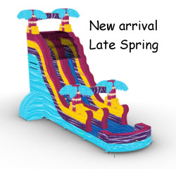 Rippling Rush 18' Single Lane Slide - Wet or Dry